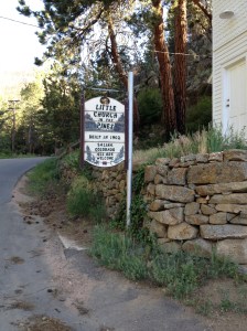 four mile canyon church sign