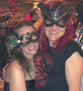 Katie and I at a costume party.