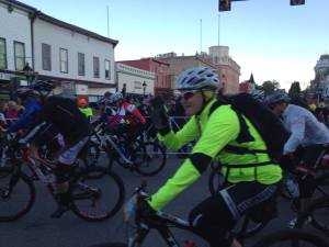 At the start. Pretty pleased with myself.