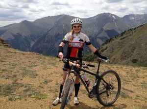 The top of columbine from camp a month earlier.