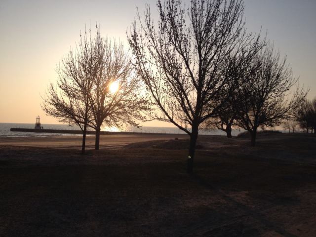 The view from my morning ride!