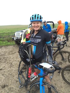 half way through the mud with Steve